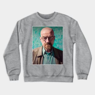 Walter White Portrait - Plain Crewneck Sweatshirt